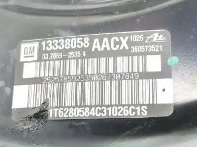 Автозапчастина б/у гальмівний серво для opel astra j lim. 2.0 16v cdti посилання на oem iam 13338058  13338058