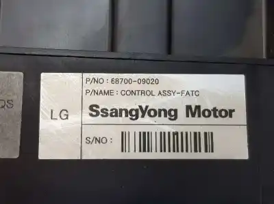 Автозапчастина б/у клімат-контроль для ssangyong actyon 200 xdi посилання на oem iam 6870009020  6870009020hch