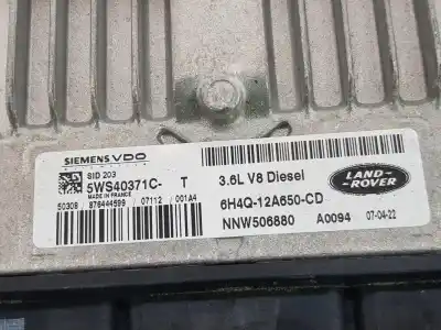 Автозапчастина б/у ебу контролер двигуна для land rover range rover (lm) 3.6 td v8 посилання на oem iam nnw506880