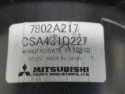 Second-hand car spare part heating fan for mitsubishi asx (ga0) desde 06/2010 1.8 di oem iam references 7802a217  