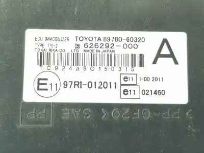 Pièce détachée automobile d'occasion module immobilisateur antidémarrage pour toyota land cruiser (j12) 3.0 turbodiesel références oem iam 8978060320 8978060320 