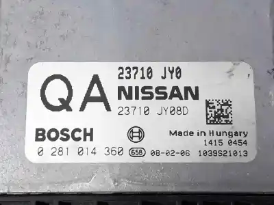 Second-hand car spare part ecu engine control for renault koleos dynamique oem iam references 23710jy08d  23710jy08d