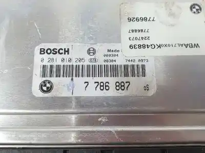 Second-hand car spare part ecu engine control for bmw 5 (e39) 520 d oem iam references 13617786887  13617786887