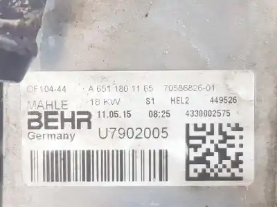 Автозапчастина б/у охолодження мотору для clase c clase e lim. 2.1 cdi посилання на oem iam a6511801165  4330002575