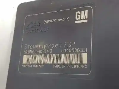 Pezzo di ricambio per auto di seconda mano abs per opel astra h sedán (a04) 1.7 cdti (l69) riferimenti oem iam 13246535  93191515