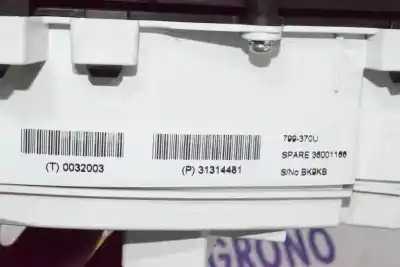 Peça sobressalente para automóvel em segunda mão quadrante por volvo v40 1.6 diesel cat referências oem iam 36002950  p31314481