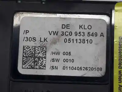 Автозапчастина б/у блок управління рульмову для volkswagen passat variant (3c5) highline посилання на oem iam 3c0953549a  luk 05113810