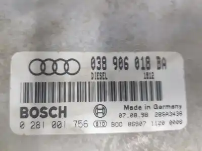 Автозапчастина б/у ебу контролер двигуна для audi a3 (8l) 1.9 tdi посилання на oem iam 038906018ba
