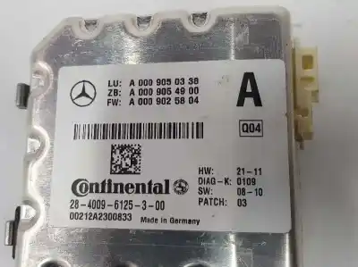 Second-hand car spare part camera for clase c clase m 2.1 cdi oem iam references a0009050338  0009050338