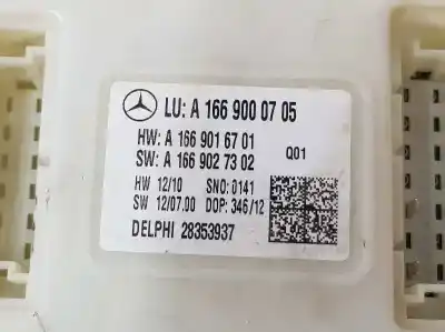 Second-hand car spare part electronic module for clase c clase m 2.1 cdi oem iam references a1669000705  1669000705