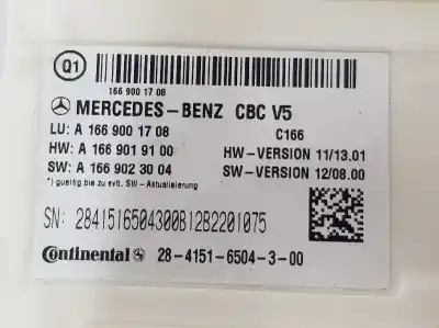 Second-hand car spare part electronic module for clase c clase m 2.1 cdi oem iam references a1669001708  1669001708