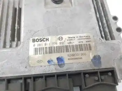 Автозапчасти б/у блок управления двигателем за renault scénic ii (jm0/1_) 1.9 dci (jm0g, jm12, jm1g, jm2c) ссылки oem iam 0281011776  