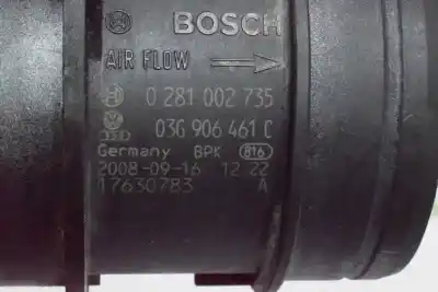 Автозапчастина б/у витратомір повітря для audi a4 b8 avant (8k5) 2.0 tdi посилання на oem iam 03g906461c  03g906461c