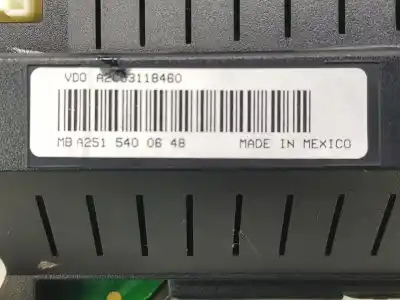Автозапчасти б/у приборная доска за clase c clase m 3.0 cdi ссылки oem iam a2515400648  a2515402648
