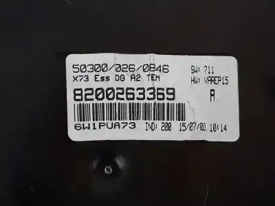 Автозапчасти б/у приборная доска за renault vel satis 2.0 16v turbo ссылки oem iam 8200263369  6w1pua73 Автозапчасти б/у приборная доска за renault vel satis 2.0 16v turbo ссылки oem iam 8200263369  6w1pua73