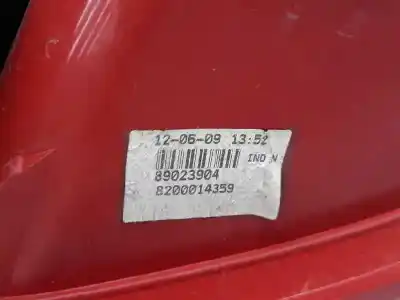 Автозапчасти б/у левый задний фонарь за renault vel satis 2.0 16v turbo ссылки oem iam 8200014359  8200014359