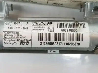 Second-hand car spare part front right curtain airbag for clase c clase e lim. 2.1 cdi oem iam references a2128604402  608740000