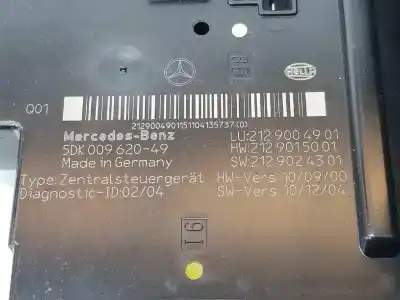Автозапчасти б/у блок реле/предохранителей за mercedes-benz clase e (w212) lim. 2.1 cdi cat ссылки oem iam a2129004901  2129004901