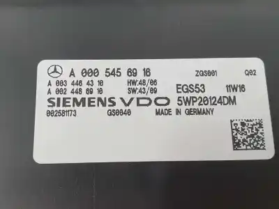 Second-hand car spare part automatic gearbox control unit for clase c clase e lim. 2.1 cdi oem iam references a0005456916  a0005456916