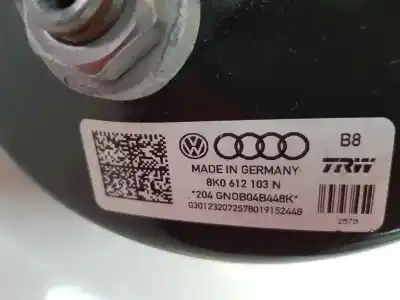 Автозапчастина б/у гальмівний серво для audi a5 cabriolet (8f7) 2.0 tdi посилання на oem iam 8k0612103n  8k0612107d