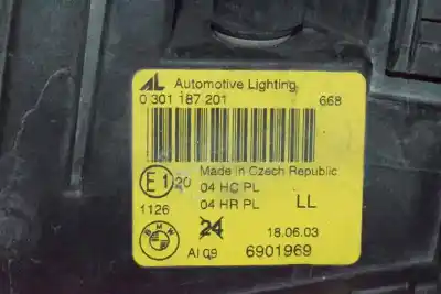 Peça sobressalente para automóvel em segunda mão farol / farolim esquerdo por bmw 3 compact (e46) 320 td referências oem iam 63126901969  6901969