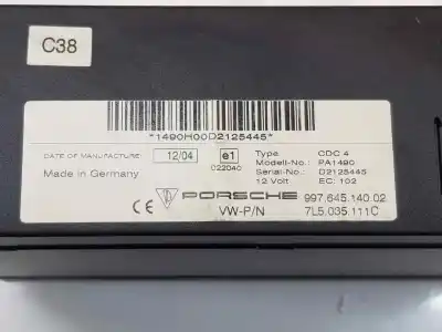 Автозапчастина б/у аудіо система / радіо cd для porsche cayenne (9pa) turbo 4.5 посилання на oem iam 99764514002  99764514002