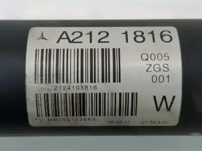 Second-hand car spare part center transmission for clase c clase e lim. 2.1 cdi oem iam references a2124101816  a2121816