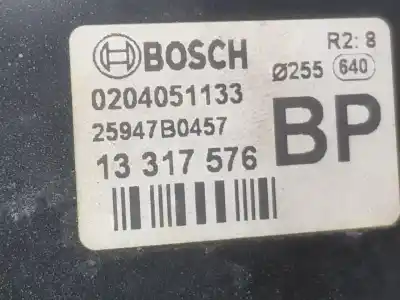 Second-hand car spare part brake servo for opel corsa d (s07) 1.4 (l08, l68) oem iam references 93167537  93189744