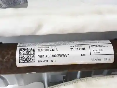 Автозапчасти б/у передняя правая подушка безопасности за audi q7 (4l) 3.0 v6 24v tdi ссылки oem iam 4l0880742a  4l0880742a