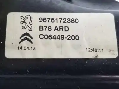 Автозапчастина б/у регулятор скла заднього правого для citroen c4 picasso ii 1.6 bluehdi 120 посилання на oem iam 9676172380  9676172380