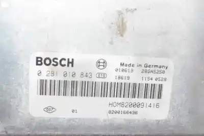 Second-hand car spare part ecu engine control for renault scenic rx4 (ja0) 1.9 dci salomon oem iam references 8200166496  8200166496