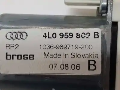 Second-hand car spare part right front window motor for audi q7 (4l) 3.0 v6 24v tdi oem iam references 4l0959802b  1036989719200