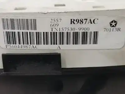 Second-hand car spare part dashboard for chrysler voyager iv (rg, rs) 2.8 crd oem iam references 56044987ac  56044987ac