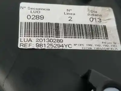 Автозапчасти б/у обивка передней правой двери за citroen c4 picasso ii 1.6 bluehdi 120 ссылки oem iam 98125294yc  98125294yc