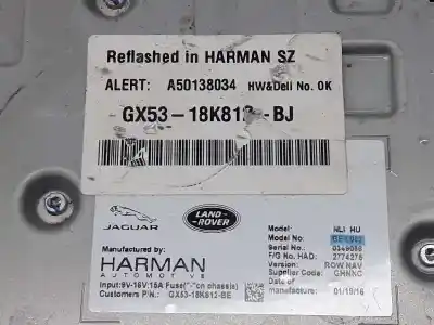 Автозапчасти б/у gps-навигационная система за land rover evoque 2.0 ed4 ссылки oem iam gx5318k812be  lr054872
