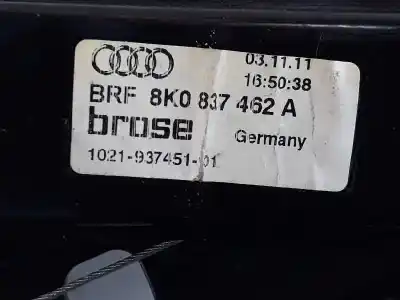 Автозапчасти б/у регулятор стекла переднего правого за audi a4 b8 avant (8k5) 2.0 tdi ссылки oem iam 8k0837462a  8k0837462a
