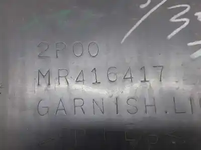 Автозапчасти б/у кронштейн номерного знака за mitsubishi montero (v60/v70) 3.2 di-d avance ссылки oem iam mr416417  mr416417