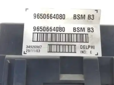 Автозапчасти б/у блок реле/предохранителей за fiat ulysse (179_) 2.0 jtd ссылки oem iam 9650664080  9650664080