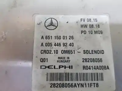 Автозапчастина б/у ебу контролер двигуна для clase c clase c familiar 2.1 cdi посилання на oem iam a6511500126  6511500126