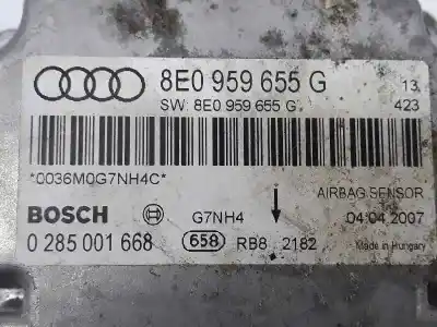 Second-hand car spare part airbag control unit for audi a4 b7 avant (8ed) 2.0 tdi 16v oem iam references 8e0959655g  8e0959655g