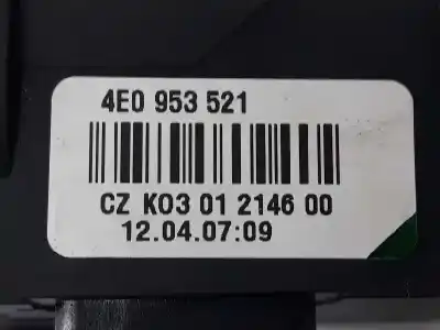 Автозапчасти б/у многофункциональное управление за audi a4 b7 avant (8ed) 2.0 tdi 16v ссылки oem iam 4e0953521  4e0953521b