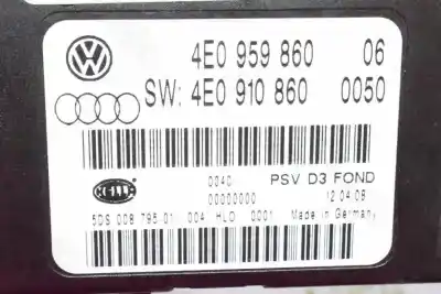Second-hand car spare part comfort module for audi a8 (4e2) 4.2 fsi quattro 350 cv / 257 kw oem iam references 4e0959860  4e0959860