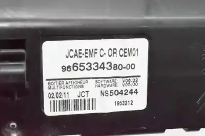 Second-hand car spare part multifunction display for peugeot 508 access oem iam references 6155hw  9665334380