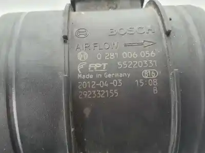 Автозапчастина б/у витратомір повітря для iveco daily ka hka 35 s... radstand 3950 146 cv / 107 kw посилання на oem iam 55220331  0281006056