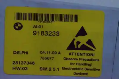 Second-hand car spare part electronic module for bmw 5 (e60) 525 d oem iam references 61319183233  61319183233