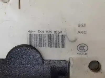 Автозапчасти б/у замок задней правой двери за seat leon 2.0 16v tsi ссылки oem iam 5k4839016r  5k4839016r