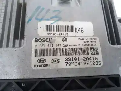 Second-hand car spare part ecu engine control for hyundai accent 1.6 16v oem iam references 391012a415  391012a415
