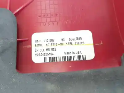 Second-hand car spare part left tailgate door light for bmw x5 (e53) 3.0 turbodiesel cat oem iam references 6916913  63216916913