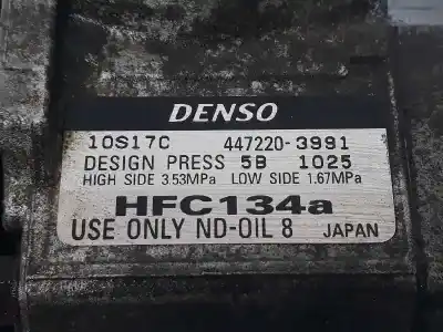 Second-hand car spare part air conditioning compressor for mitsubishi montero (v60/v70) 3.2 di-d avance oem iam references mr568289  4472203991 Second-hand car spare part air conditioning compressor for mitsubishi montero (v60/v70) 3.2 di-d avance oem iam references mr568289  4472203991