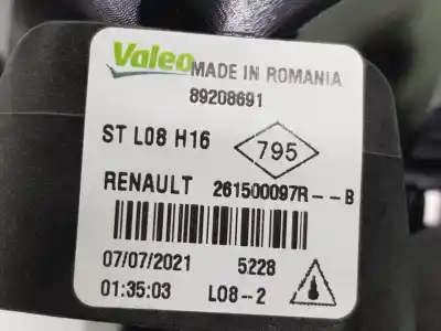 Peça sobressalente para automóvel em segunda mão farol / projetor de nevoeiro direito por renault master iii furgoneta (fv) 2.3 dci 145 fwd (fv0e fv0f fv0h fv02 fv0m fv0s.... referências oem iam 261500097r